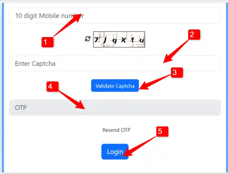 Login process